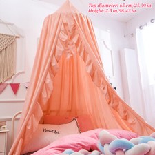 Bébé Moustiquaire pour Berceau Lit Baldaquin Enfants Pendant Dôme Rideau Jouer