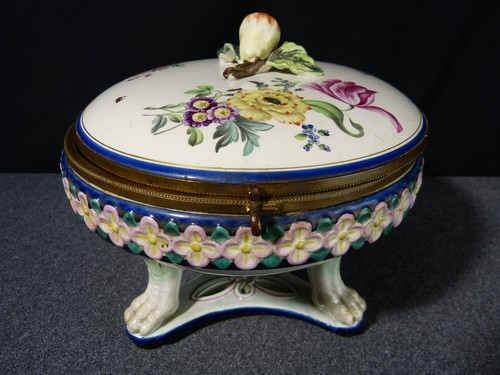 Coupe faience tripode - coupe, en