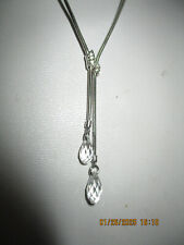 Swarovski collier strass argenté occasion