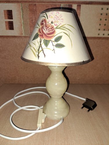Ancienne lampe albâtre des - lampe,