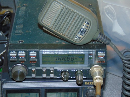 Used working icom daul band - icom,