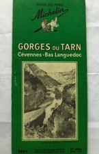 ANCIEN GUIDE  MICHELIN - GORGES DU TARN - CEVENNES - BAS LANGUEDOC - 1955