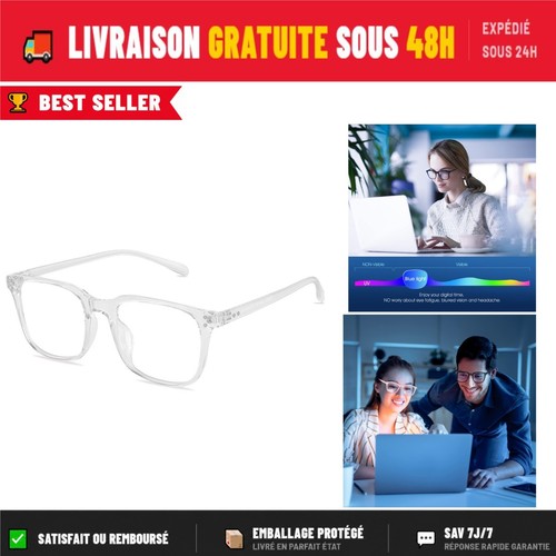 Lunettes anti lumière bleue