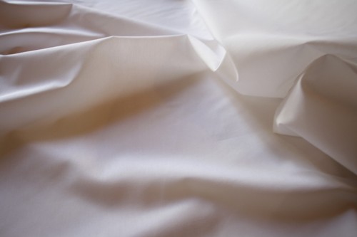 Coupon 107 tissu blanc - coupon,