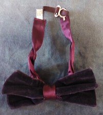 Noeud papillon velours bleu marine