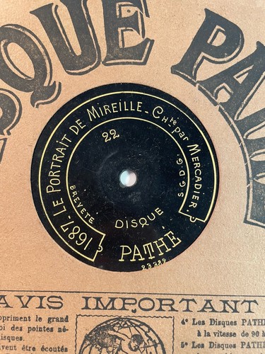 Disque pathe 1687 1696 suis - 1687, je