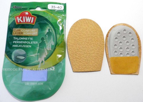 Talonnettes cuir kiwi pour - en,