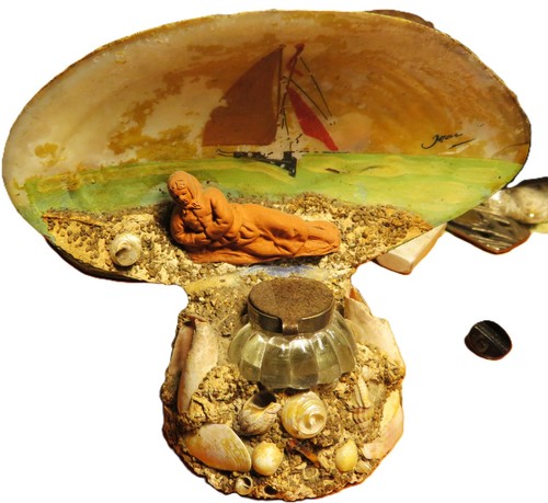 Encrier ancien souvenir - ancien,