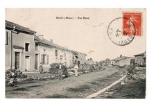 :   CPA RÉVILLE RUE BASSE 1911 MEUSE / ANIMATION / LORRAINE / RARE