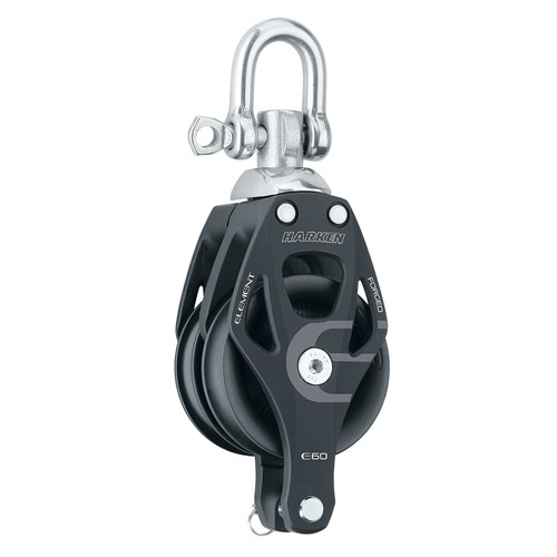 Harken 60mm double - 60mm, aluminium