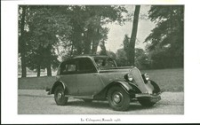 Publicité ancienne voiture Renault la Celtaquatre 1934 issue de magazine
