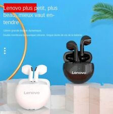 Lenovo HT38 TWS sans fil avec micro, réduction de bruit, stéréo HiFi et IA