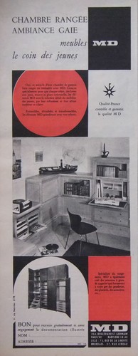 Publicité 1960 meubles - publicitÉ,