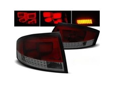 feux arrière led rouge fumée