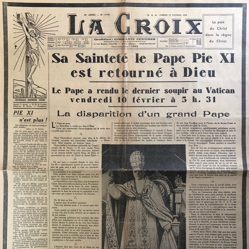 Journal croix 1939 - journal,