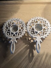 Deux Dessous De Plat Chauffe Théière En Fonte