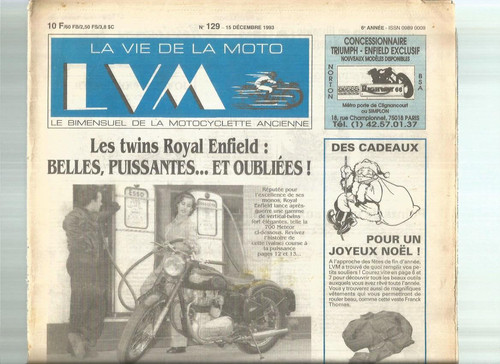Vie moto n 129 - vie, la
