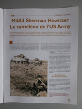 CHAR DE COMBAT M4A3 SHERMAN Etats-Unis 1945 Fascicule de 12 Pages