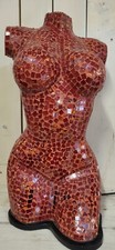 Lampe buste femme mosaique