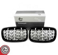 Noir/Argent 2x Grille Avant