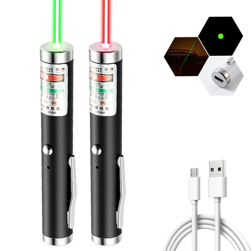 Mini pointeur laser - vert, usb