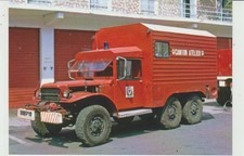 CPM SAINT-CHINIAN (34) SAPEURS-POMPIERS DE L'HERAULT -DODGE WC 63 CAMION ATELIER