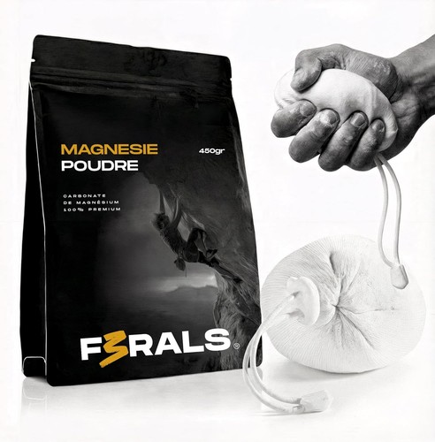 Magnésie pour escalade - pour, +