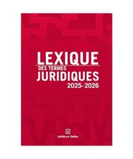 Lexique des termes juridiques