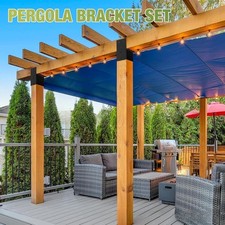 Support pergola galvanisé