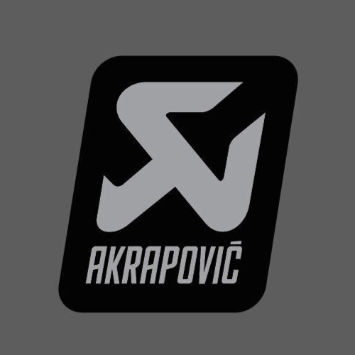 Autocollant akrapovic gris - autocollant,