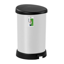 Poubelle PAFEN 20L Insert Poubelle Ronde Clapet Poubelle Blanc