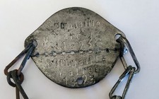 Militaires français plaque matricule Marcel Brujaille recrutement  Brive 