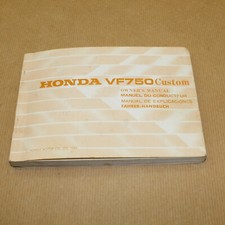 MANUEL UTILISATEUR DU CONDUCTEUR HONDA VF 750 CUSTOM VFC 1982 1984