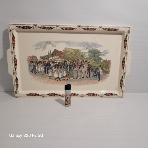 Grand plateau faïence - grand,