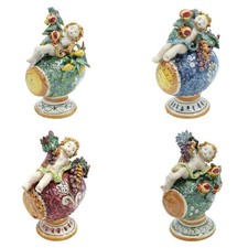 Putto Sur Tonneau en