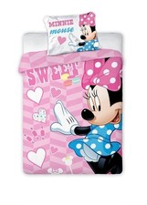 Disney Minnie Mouse Ensemble De Lit Bébé 40 X 60 Cm + 100 X 135 Cm