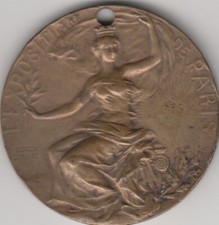 France Médaille Exposition de Paris 1900