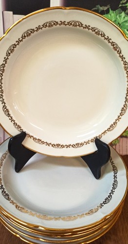 Assiettes creuses porcelaine - 6,