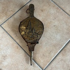 Ancien soufflet de cheminée Décor Basilique De Lourdes
