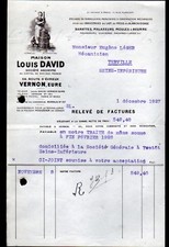 VERNON (27) TONNELLERIE MENUISERIE / BARATTES pour LAITIER "Louis DAVID" 1927