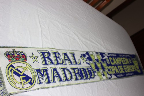 écharpe football vintage real - vintage,