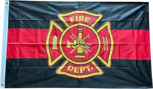 Drapeau département pompiers - département,
