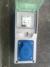 coffret protection chantier foire  mono 1 prise avec différentiel 16 Amp 30mA