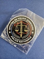 POLICE NATIONALE - ECUSSON "OFFICIER DE POLICE JUDICIAIRE" - PVC - COULEURS