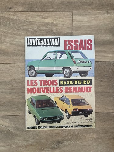 Revue auto journal 1976 - l'auto-journal, n4