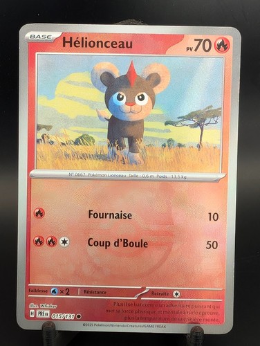 Carte pokemon helionceau - carte,