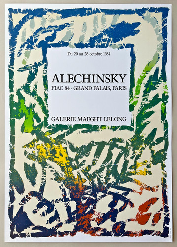 Pierre alechinsky affiche - pierre,