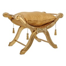Tabouret savonarola bois - tabouret, en