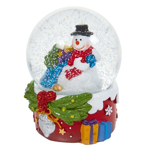 Boule neige rouge noël - neige, de