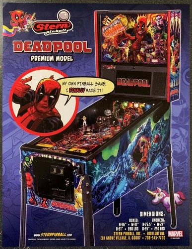 Deadpool premium stern - stern, flipper